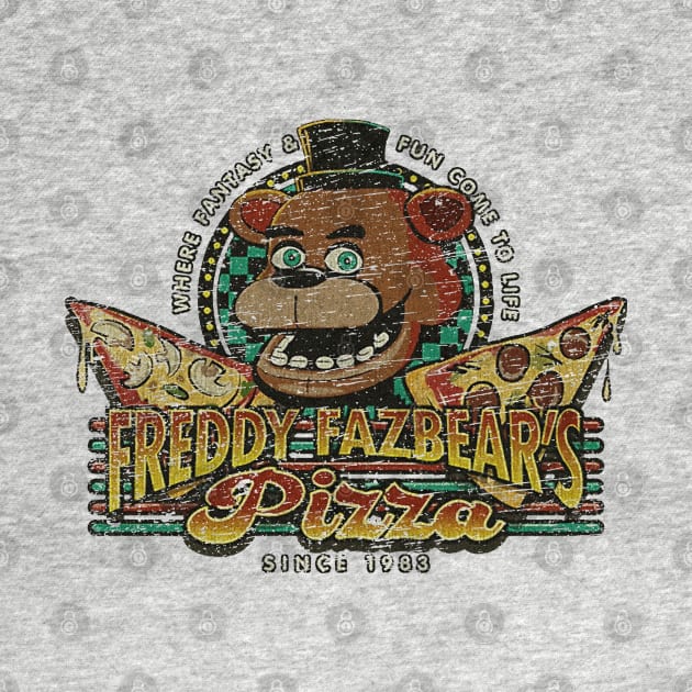 Freddy Fazbears Pizza Vintage by Ilustra Zee Art